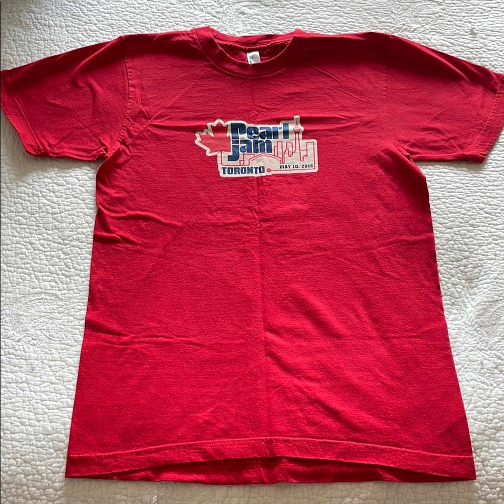 Pearl Jam Toronto Concert Tee Shirt size S